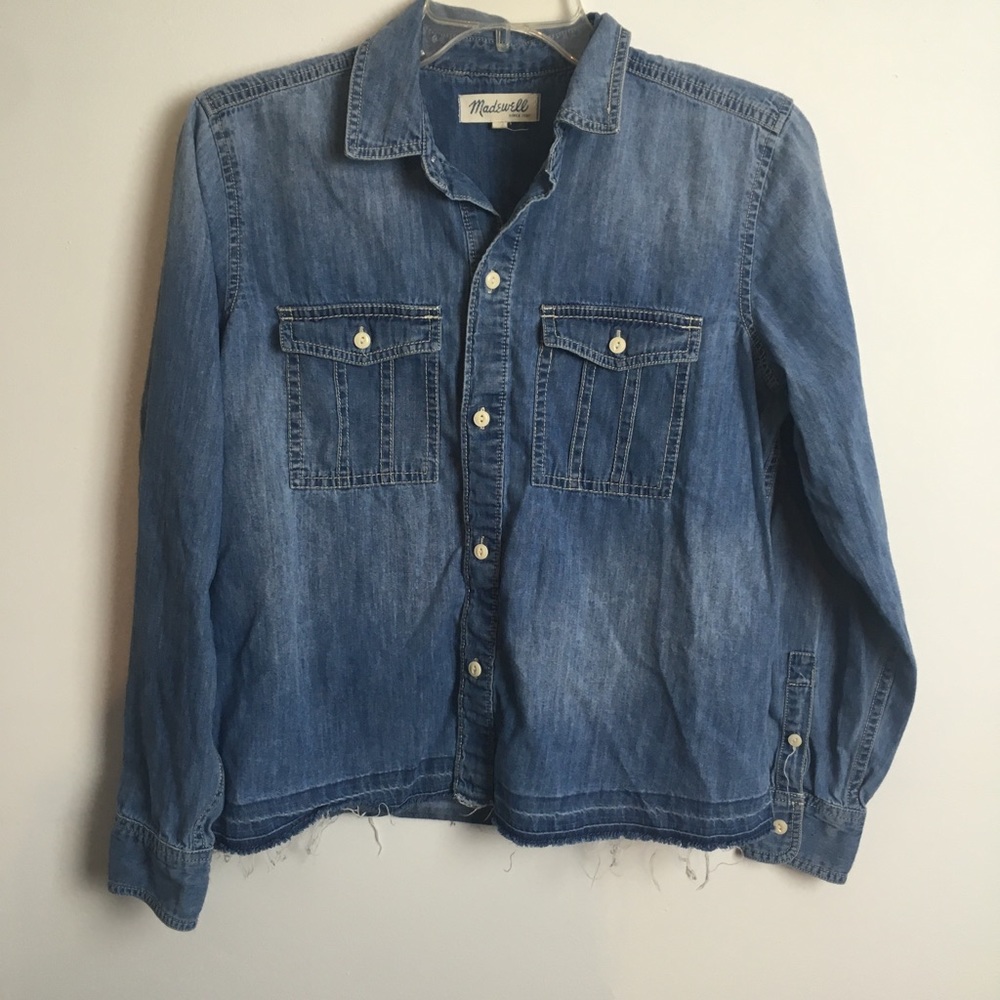 MADEWELL denim button down top